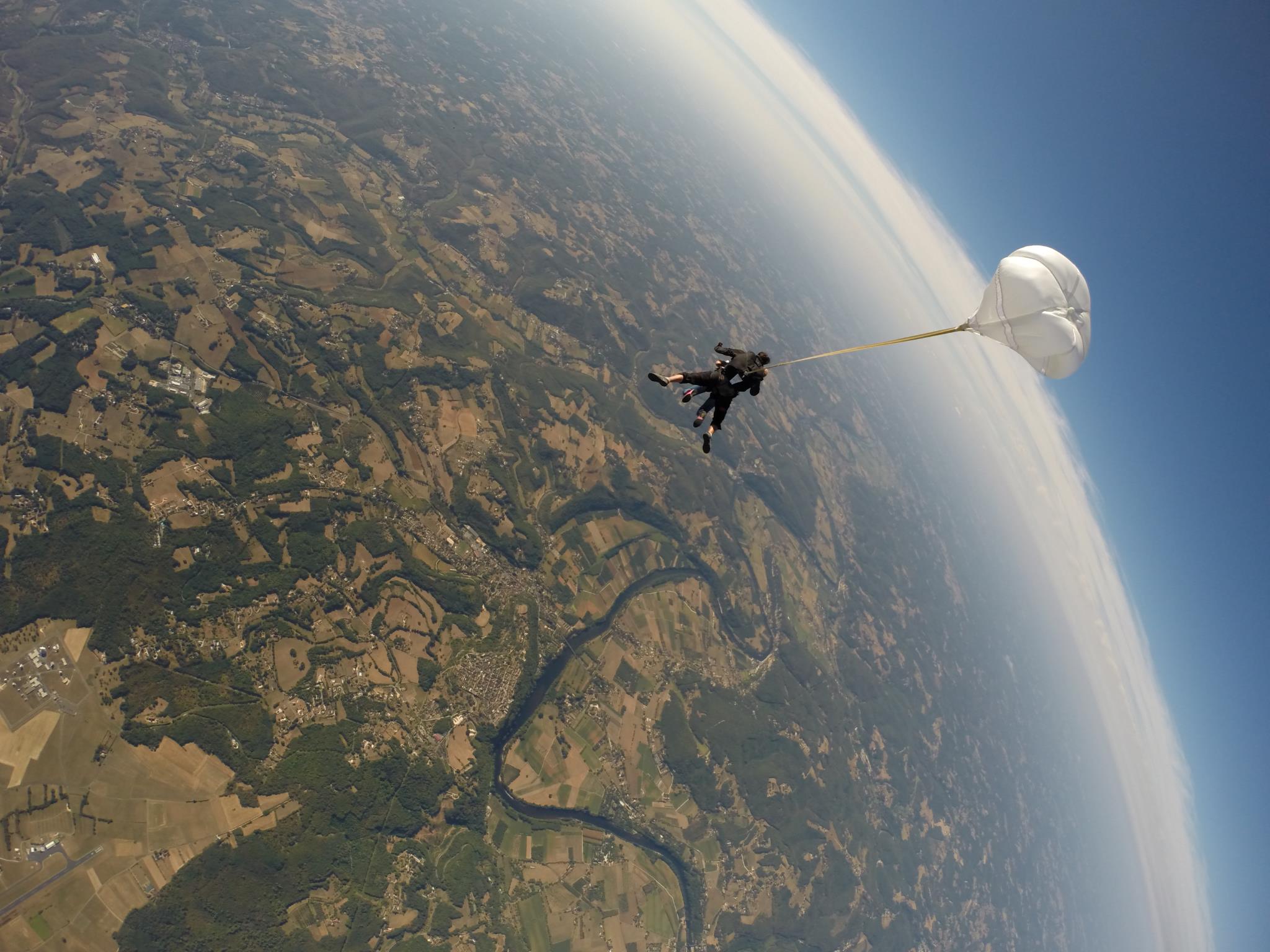 Ouverture du parachute